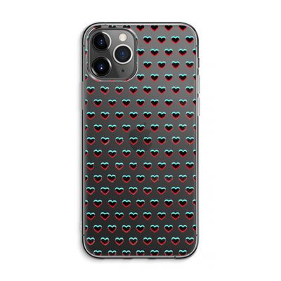 Hartjes: iPhone 11 Pro Max Transparant Hoesje