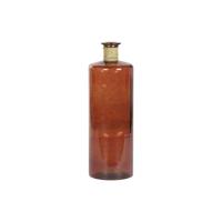 Vaas DKD Home Decor Terra cotta Touw Gehard glas 25 x 25 x 75 cm