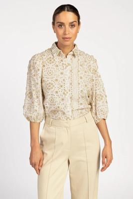 Aaiko Blouse Lien | Cream