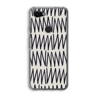 Marrakech Zigzag: Google Pixel 3a Transparant Hoesje