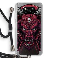 Hell Hound and Serpents: Xiaomi Poco X3 Pro Transparant Hoesje met koord
