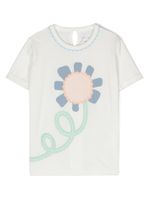 Stella McCartney Kids t-shirt à fleurs - Blanc - thumbnail