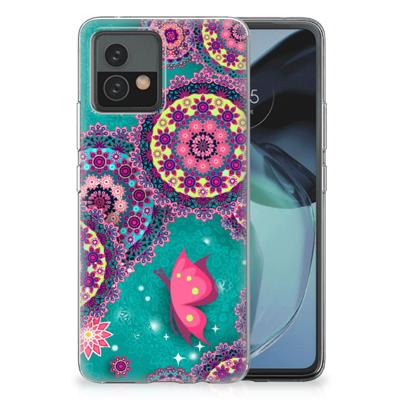 Motorola Moto G72 | Hoesje maken | Cirkels en Vlinders