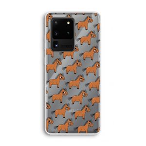 Pony: Samsung Galaxy S20 Ultra Transparant Hoesje