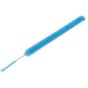 Radiatorborstel - flexibel - kunststof - blauw - 72 cm - schoonmaakborstel