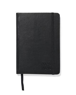 HEMA Schoolagenda 25-26 18.3x13cm PU Zwart
