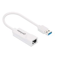 Manhattan Gigabit Ethernet Adapter Netwerkadapter 1 GBit/s USB 3.2 Gen 1 (USB 3.0) - thumbnail