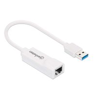 Manhattan Gigabit Ethernet Adapter Netwerkadapter 1 GBit/s USB-A 3.2 Gen 1 - thumbnail