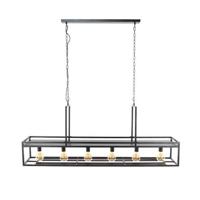 Fraaai - Yasmin wijnglazen hanglamp 6L - charcoal