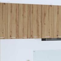 Hangkast 2 pcs Ambachtelijke Eik en Wit 30 x 31 x 80 cm