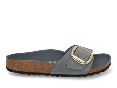 Birkenstock Madrid Big Buckle narrow 1032090 basalt g lichtblauw maat 38