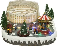 Lumineo kerstdorp Panorama Rome 31x29x18cm - thumbnail