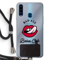 Badass Babes Club: Samsung Galaxy A20s Transparant Hoesje met koord