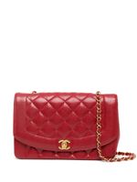 CHANEL Pre-Owned sac porté épaule Diana médium - Rouge - thumbnail