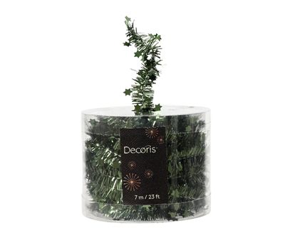 Lametta guirl. pvc d3l700 cm dengroen kerst - Decoris