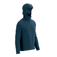 Compressport Tempest waterproof jacket here - BLAUW - Heren