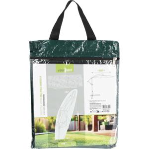 Parasolhoes - groen - polyester - 220 x 25 x 45 cm - waterdicht - parasolhoes met rits