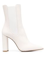 Le Silla bottines Megan 110 mm à talon épais - Blanc