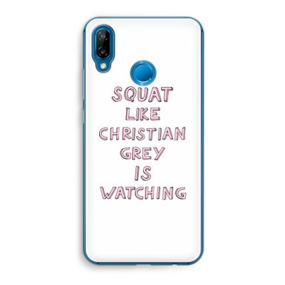 Christian Grey: Huawei P20 Lite Transparant Hoesje