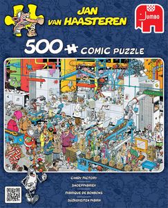Jumbo puzzel 500 stukjes Jan van Haasteren Snoepfabriek