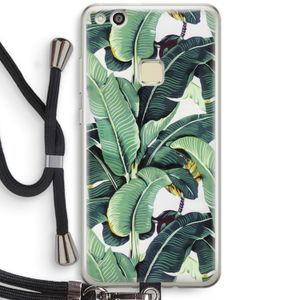 Bananenbladeren: Huawei Ascend P10 Lite Transparant Hoesje met koord