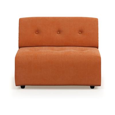HKliving Vint bank middle Corduroy Rib Dusty Orange