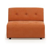 HKliving Vint bank middle Corduroy Rib Dusty Orange