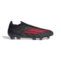 adidas F50 Elite Veterloze Gras Voetbalschoenen (FG) Zwart Rood Donkergrijs