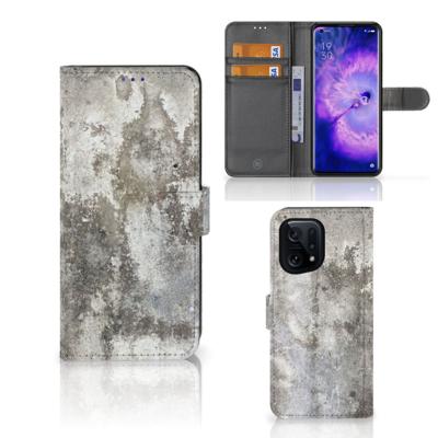 OPPO Find X5 | Bookcase | Beton Print