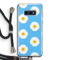 Margrietjes: Samsung Galaxy S10e Transparant Hoesje met koord