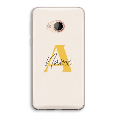 Amber Script: HTC U Play Transparant Hoesje