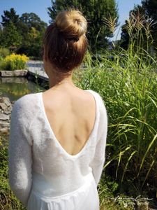 Forever & Eva Bruidstrui met kant P5301 | Maat: XL