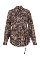 Bodil leopard jacket - multi color - 13508