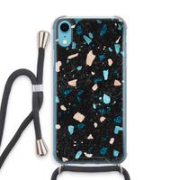 Terrazzo N°11: iPhone XR Transparant Hoesje met koord