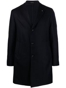 Tagliatore manteau en laine à simple boutonnage - Noir