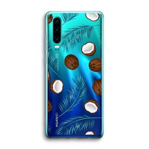 Kokosnoot roze: Huawei P30 Transparant Hoesje