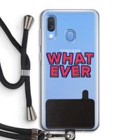 Whatever: Samsung Galaxy A40 Transparant Hoesje met koord