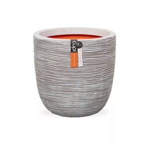 Capi bloempot nature rib 43x41 cm ivoorkleurig kofi933