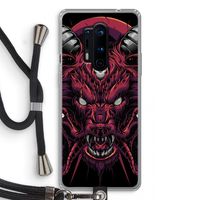 Hell Hound and Serpents: OnePlus 8 Pro Transparant Hoesje met koord