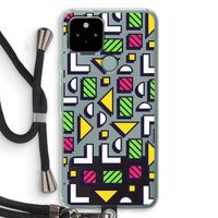 8-bit N°4: Pixel 5 Transparant Hoesje met koord