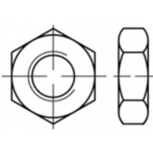 TOOLCRAFT TO-5371869 Zeskantmoeren M24 RVS A4 10 stuk(s)