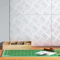 VidaXL Trap tread rechthoekig 4 pcs zilver 40 x 30 cm aluminium