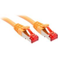 LINDY 47760 RJ45 Netwerkkabel, patchkabel CAT 6 S/FTP 0.30 m Geel 1 stuk(s) - thumbnail