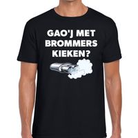 Gaoj met brommers kieken festival t-shirt zwart her - thumbnail