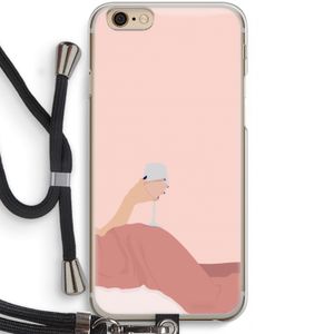 Wine: iPhone 6 / 6S Transparant Hoesje met koord