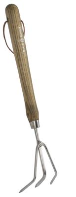 Dutch Garden Handcultivator lang RVS FSC Hout - Talentools