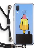 Raketijsje: Samsung Galaxy A40 Transparant Hoesje met koord