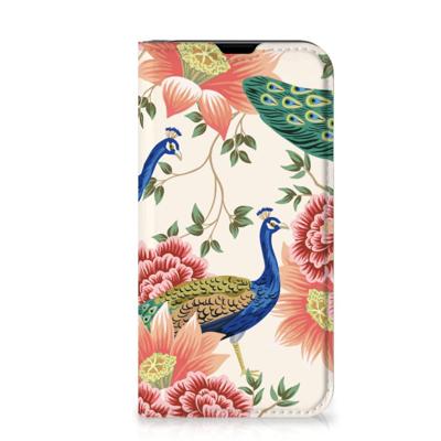 Smartphone hoesje voor iPhone 13 Mini Pink Peacock Smartphone hoesje voor iPhone 13 Mini Pink Peacock