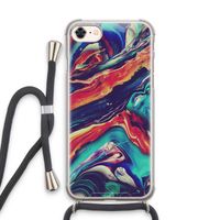Chameleon Sun: iPhone 7 Transparant Hoesje met koord