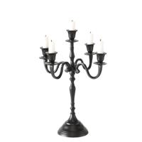 Boltze Home Kandelaar h40cm zwart alu 5-armig